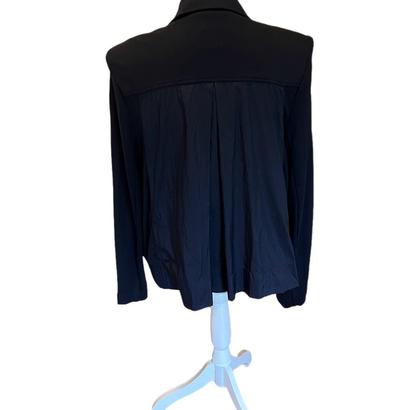 Cabi Chance Asymetrical Zip Navy Jacket Size Medium Style# 5476 - Picture 6 of 9